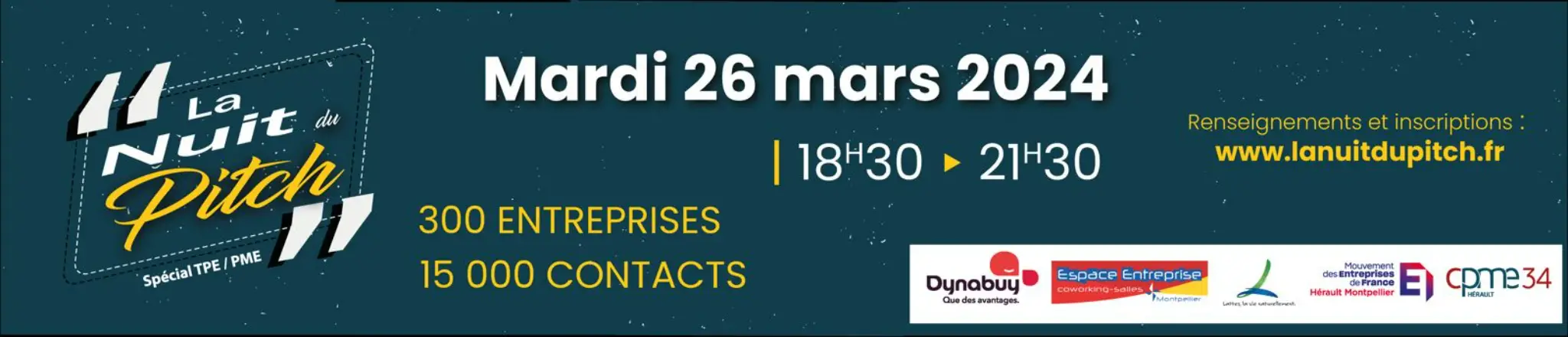 B3 La nuit du pitch 11 mars - Les indiscretions