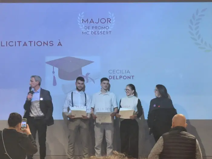 Nautisme, desserts, international… : les étudiants nîmois de Purple Campus Occitanie à l’honneur 1 - Les indiscretions Remise diplome Purple Campus Nimes