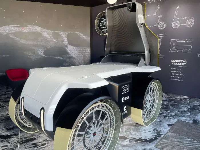 Venturi Space présente son Rover lunaire européen 1 - Les indiscretions Le Rover Mona Luna de Venturi Space doit résister aux températures extrêmes du Pôle Sud de la Lune. ©Jules Mestre